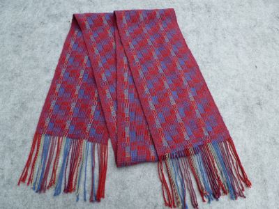 Crackle Weave Scarf