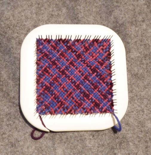 Weaving Diagonally on a Zoom Loom